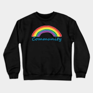 Community Pride Rainbow Crewneck Sweatshirt